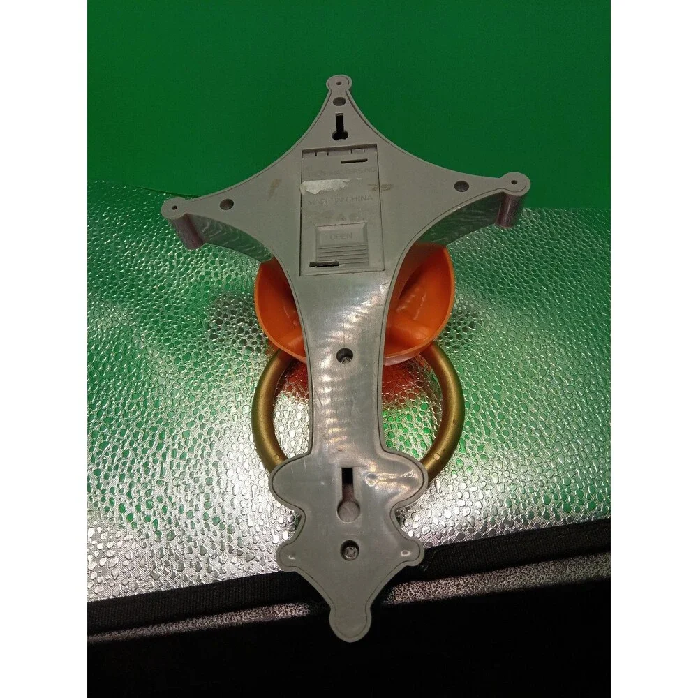 Trendmasters Spooky Wand jack-o-lantern Pumpkin Door Knocker TESTED WORKS